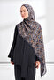 Floral Archive Grove Pattern Shawl - Dark Blue - 2