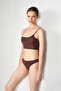 Fresia laser cut women's soft touch 3-pack brazilian briefs in black/mocha/nude - 4