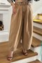 Caramel Elastic Waist Balloon Jeans Per0107 - 2
