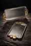 Grant Set of 2 Mirrored Steel Trays - 2
