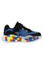 Children's Vegan Leather Velcro Black Sneakers - Cubiverse Black Design - 5