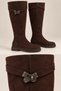 Ranch Zippered Metal Buckle Casual Women's Riding Boots - 3