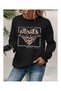 Unisex Leopard Heart Kind Heart Printed Crew Neck Sweatshirt Printed Premium Oversize T-Shirt