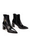 Tasseled Gold Accessory Thick Heeled Pointed Toe Women's Boots
