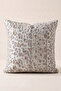 Rosetta Curly Textured Premium Throw Pillow Cover – Light Gray