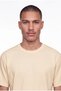 Men's Basic Relaxed Thin Cotton T-Shirt Light Yellow - 2