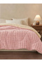 1-Piece Solid Comforter - Pink, 200x230cm - 4