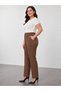 Hayal 28606-26 Women's Elastic High Waist Fabric Trousers Plus Size Comfortable Cut Classic Office Pants - 6