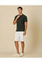 Men Green Basic Polo Shirt - 5