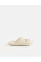 Women Cream Cat Theme Flat Mules