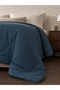 1-Piece Solid Comforter Medium Blue, 90X100 Inches - 4