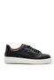 Prime Genuine Leather Casual Casual Men's Sneakers Black/White