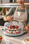 Cake Storage Container with Lockable Lid Cake Transport Box