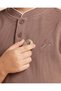 Boys Brown Plain Mandarin Collar Short Sleeve Polo Shirt - 3
