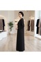 Black Stone Detailed Zippered Two-Thread Sports Robe - 4
