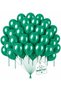 20PCS Metallic Helium Balloons 12 Inch | Premium Latex Party Balloons 2.8g Thick | Birthday, Baby Shower, Wedding Decoration Balloons | Assorted Colors (Green)
