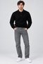 Men's Regular Fit 97% Cotton Denim Jeans - Black, Silver, Blue, Navy - 3