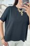 Bat Sleeve Knitwear Blouse 7K081 - 3