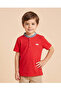 Boys Red Graphic Polo Shirt