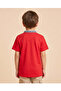 Boys Red Graphic Polo Shirt - 4