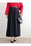 Pile Detailed Wrapped Skirt - Black - 2