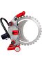 Ring Wall Saw 410mm 8800W with Dry & Wet Cutting - 8
