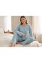 Bamboo Interlock Plus Size Pajama Set - 2