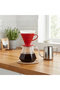 V60 Red Ceramic Filter Coffee Brewing Set Steel Kettle 600 ml