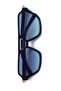Marlov Women's Sunglasses – Retro Geometric Design, Uv400 Protection with Accessory Detail - 3