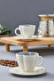 Luneth 2-Person 90 ml Porcelain Coffee Cup Set Ckr4607 - 6