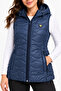 Women's Hooded Quilted Zipper Vest - 4