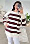Crew Neck Striped Knitwear Blouse 7K079 - 2