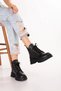 Genuine Leather Daily Lightweight Boots Erd.302 Black - 7