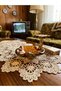 Vintage Style Amber Color Heavy Glass Ashtray / Bowl - 12 cm - 2