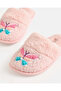 Women Pale Pink Butterfly Flat Mules - 3