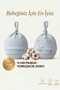 2-Pack 100% Cotton Combed Cotton Baby Beanie, Newborn 0-6 Months