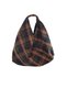 Hande Dizayn Valentine's Mother's Day Scottish Gingham Navy Green Shoulder Bag