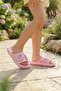 5611 Pink Emoji Daily Beach Pool Girl's Slippers - 2