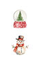 New Year's Stickers, Vintage Snowmen and Figures, 700 Pieces (20 Sheets - Printed on Coated Paper.) - 2