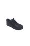 365 Men's Black Rubber Laced Rubber Sole Shoes - 4