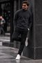 Men's Full Zipper Stand Collar Smoked Cardigan Fleece - 3