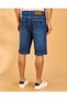 Men Navy Plain Bermuda Shorts - 3