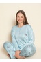 Bamboo Interlock Plus Size Pajama Set - 2