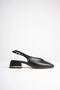 Women's daily black 4 cm thick heeled shoe tr05ms01a - 2