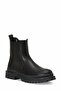 Women's Dark Brown Chelsea Boots – Thick Sole Elastic Casual Winter Boots - 3