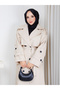 Lined Long Cashmere Coat Rc3188 - 7