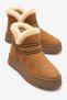 Embroidered Fur Thick Sole Women's Boots Taba