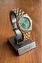 Calia Gold Cord Green Stone Dial Women's Wristwatch - 2