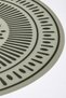 Tuviris Grey-Green Round Plastic American Service Plate – 37 cm - 3