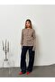 Women's Crew Neck Buttoned 95% Cotton Thin Knitwear Cardigan - 6